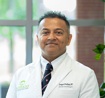 Dr. Deepan Selvadura headshot at Buffalo Ophthalmology