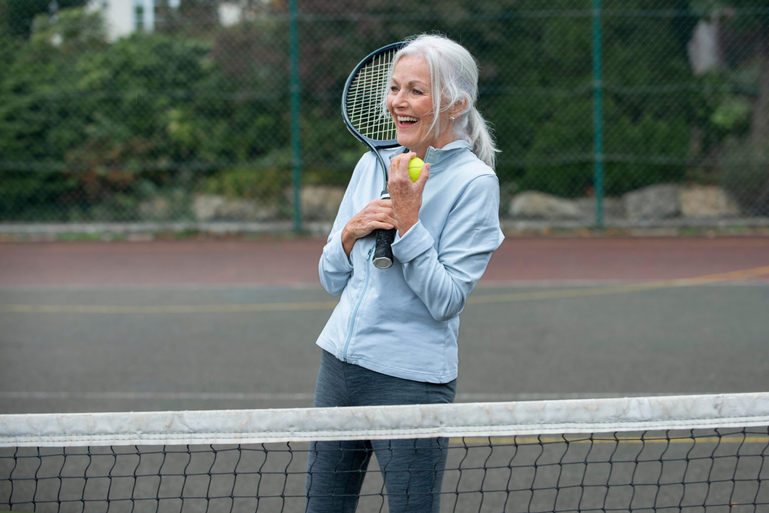 Woman having an eye check