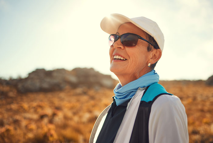 Eye doctor and her old patient